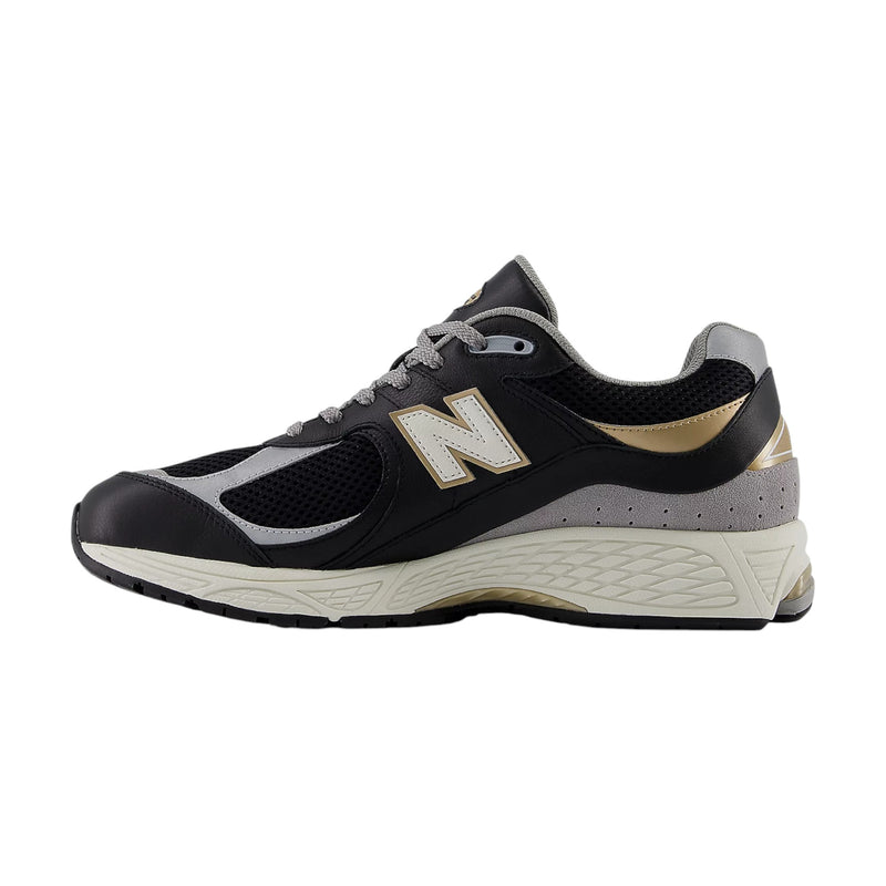 Mens New Balance 2002R Black/ Gold Athletic Shoes