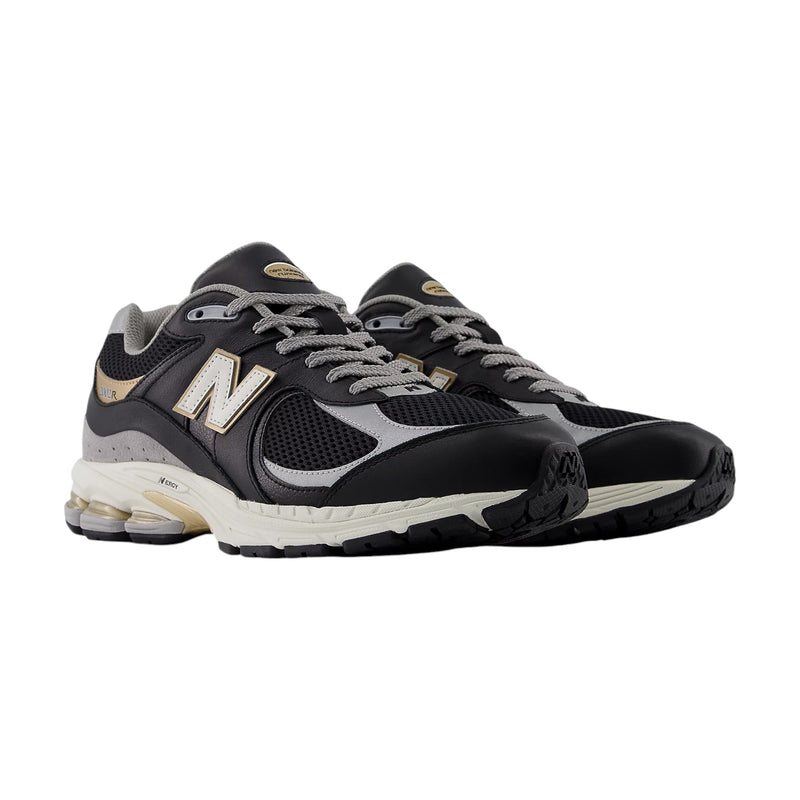 Mens New Balance 2002R Black/ Gold Athletic Shoes