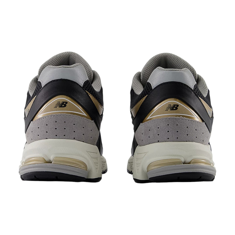 Mens New Balance 2002R Black/ Gold Athletic Shoes