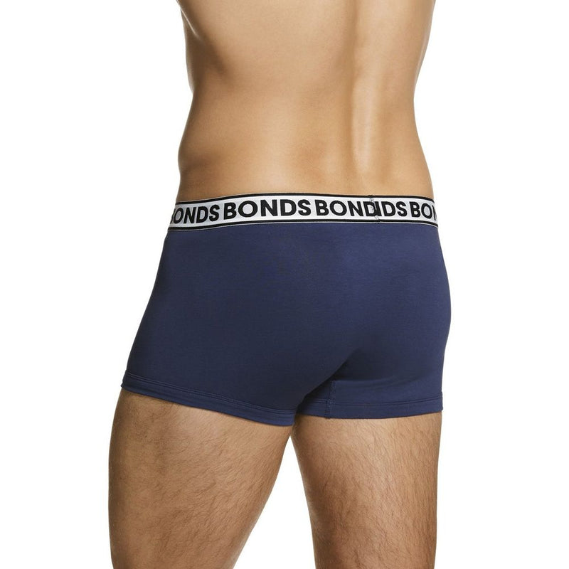 10 x Bonds Fit Trunks Mens Underwear Ahoy Blue