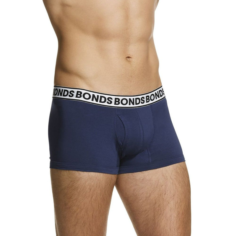 6 x Bonds Fit Trunks Mens Underwear Ahoy Blue