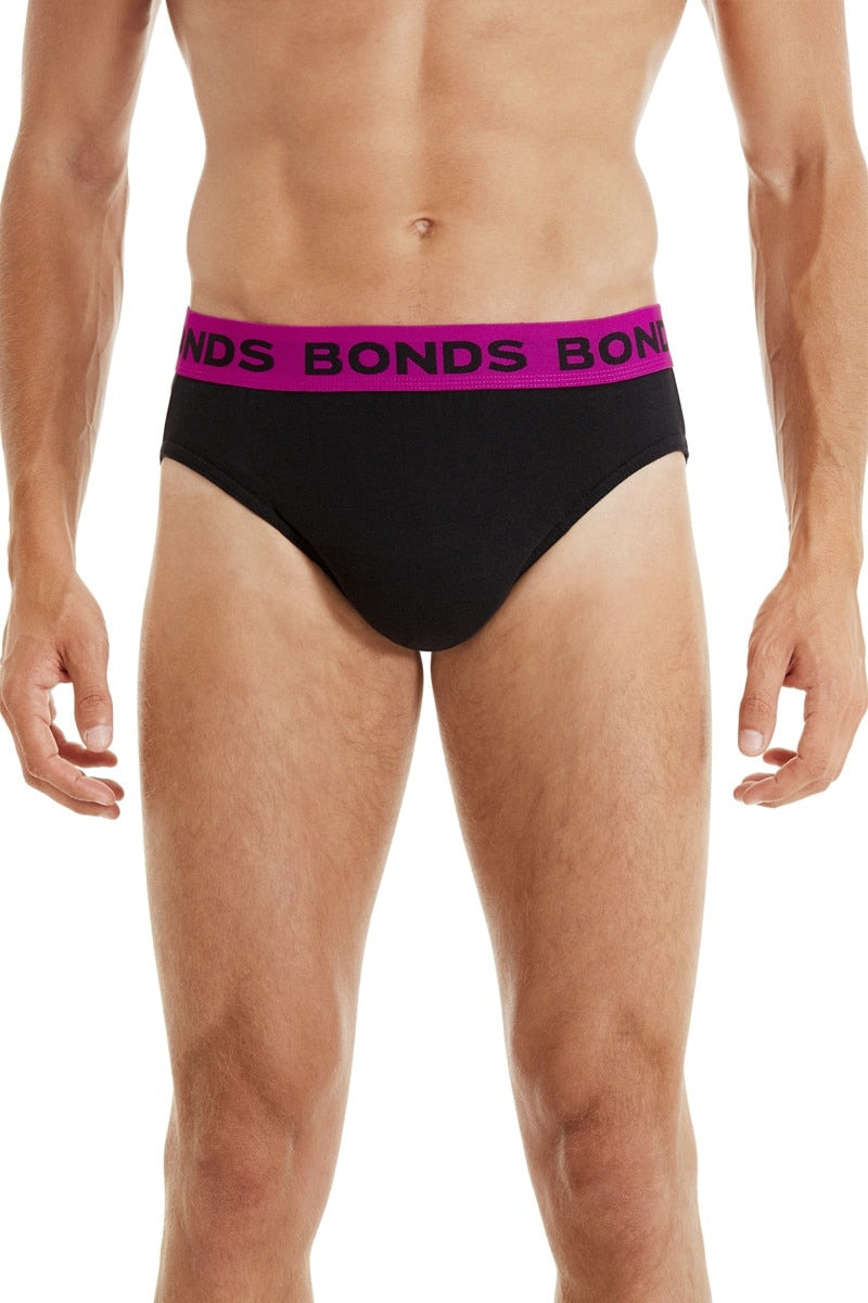 5 Pack Mens Bonds Hipster Briefs Underwear Multi