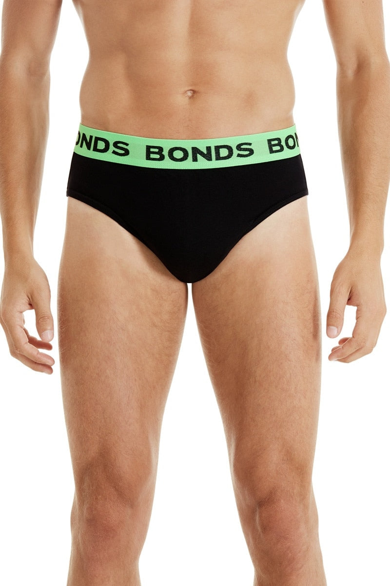 5 Pack Mens Bonds Hipster Briefs Underwear Multi