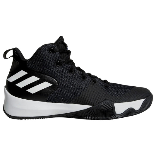 Mens Adidas Explosive Flash Shoes Black/Carbon/White