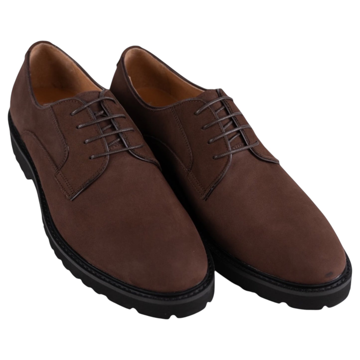 Mens Batsanis Bowry Lace Up Shoes Brown