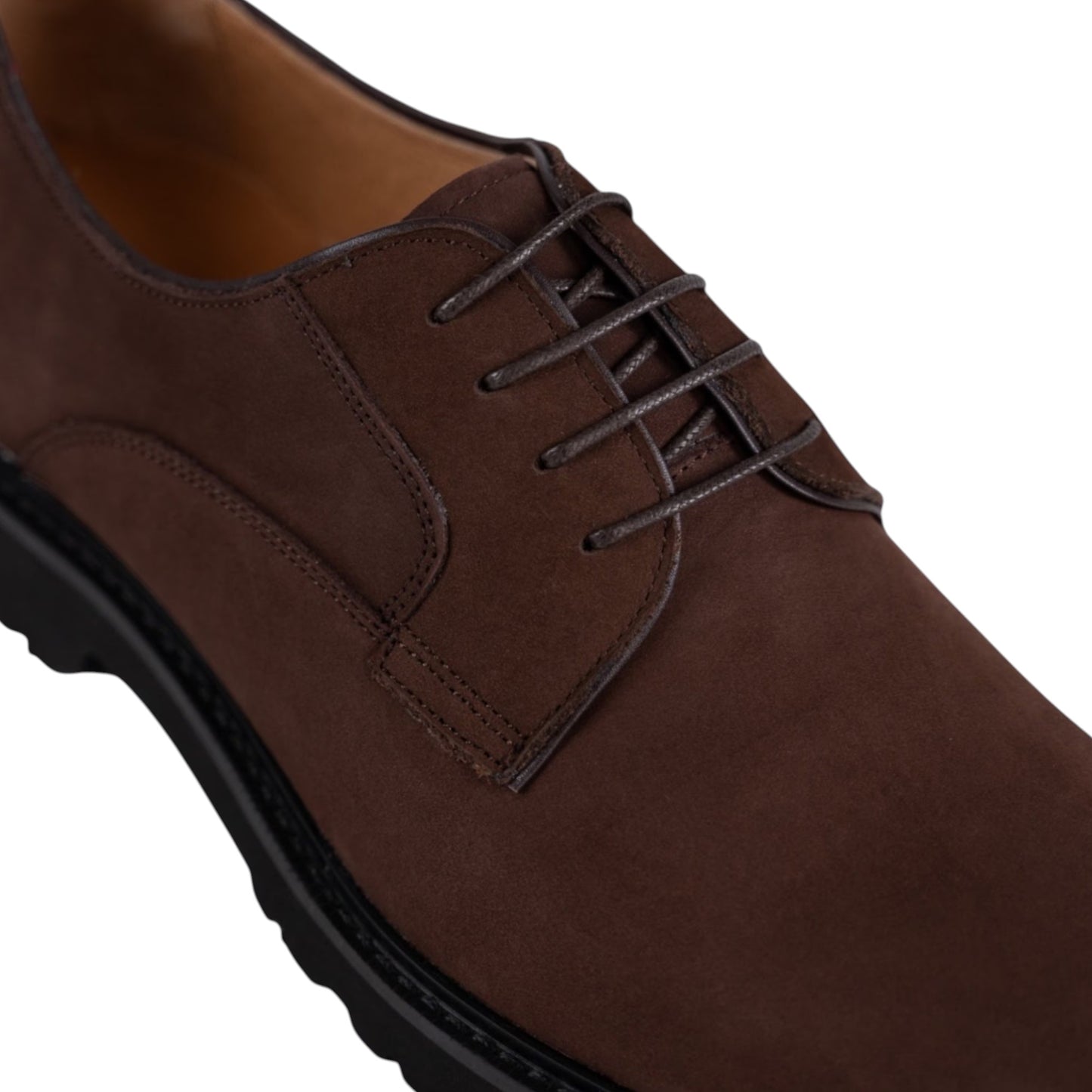 Mens Batsanis Bowry Lace Up Shoes Brown