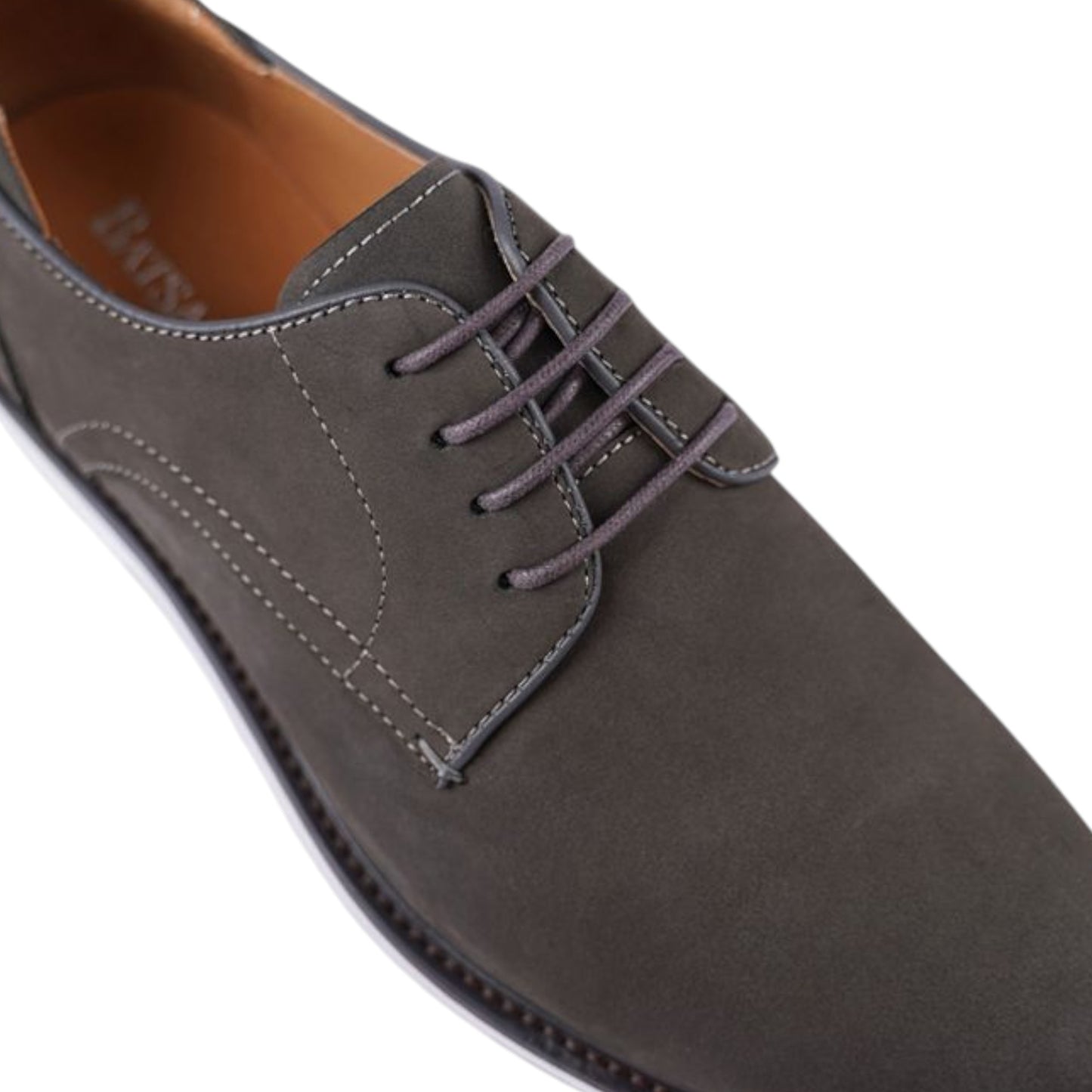 Mens Batsanis Colter Lace Up Shoes Dark Grey