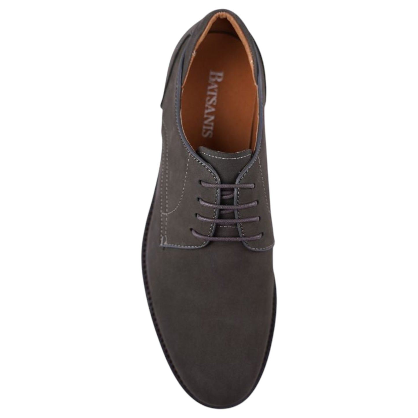 Mens Batsanis Colter Lace Up Shoes Dark Grey