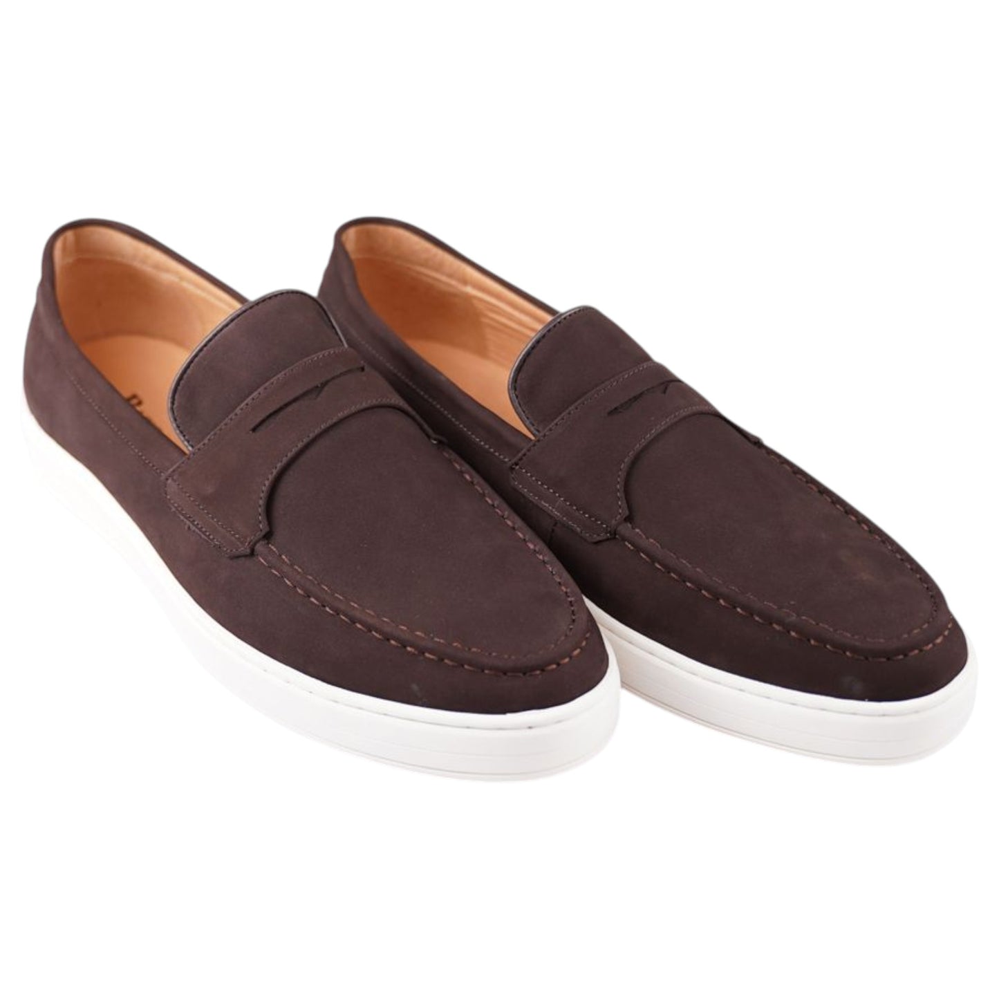 Mens Batsanis Magno Slip On Shoes Brown