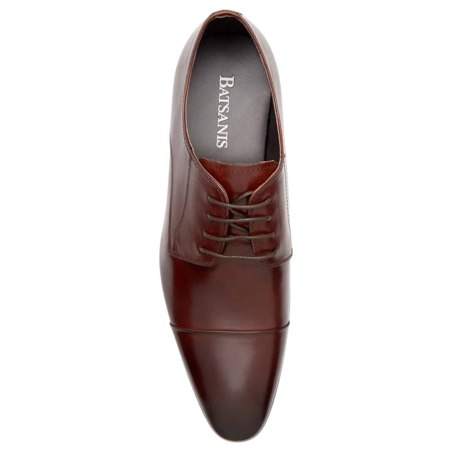 Mens Batsanis Steven Lace Up Shoes Brandy