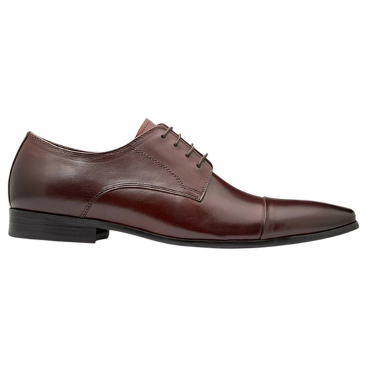 Mens Batsanis Steven Lace Up Shoes Brandy