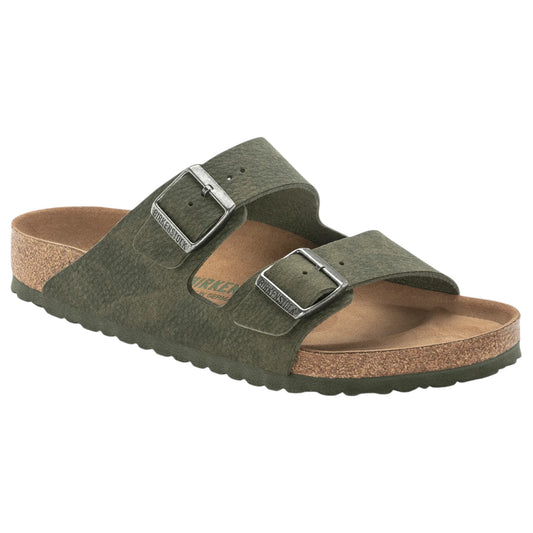 Mens Birkenstock Arizona Vegan Regular Sandals Desert Dust Thyme