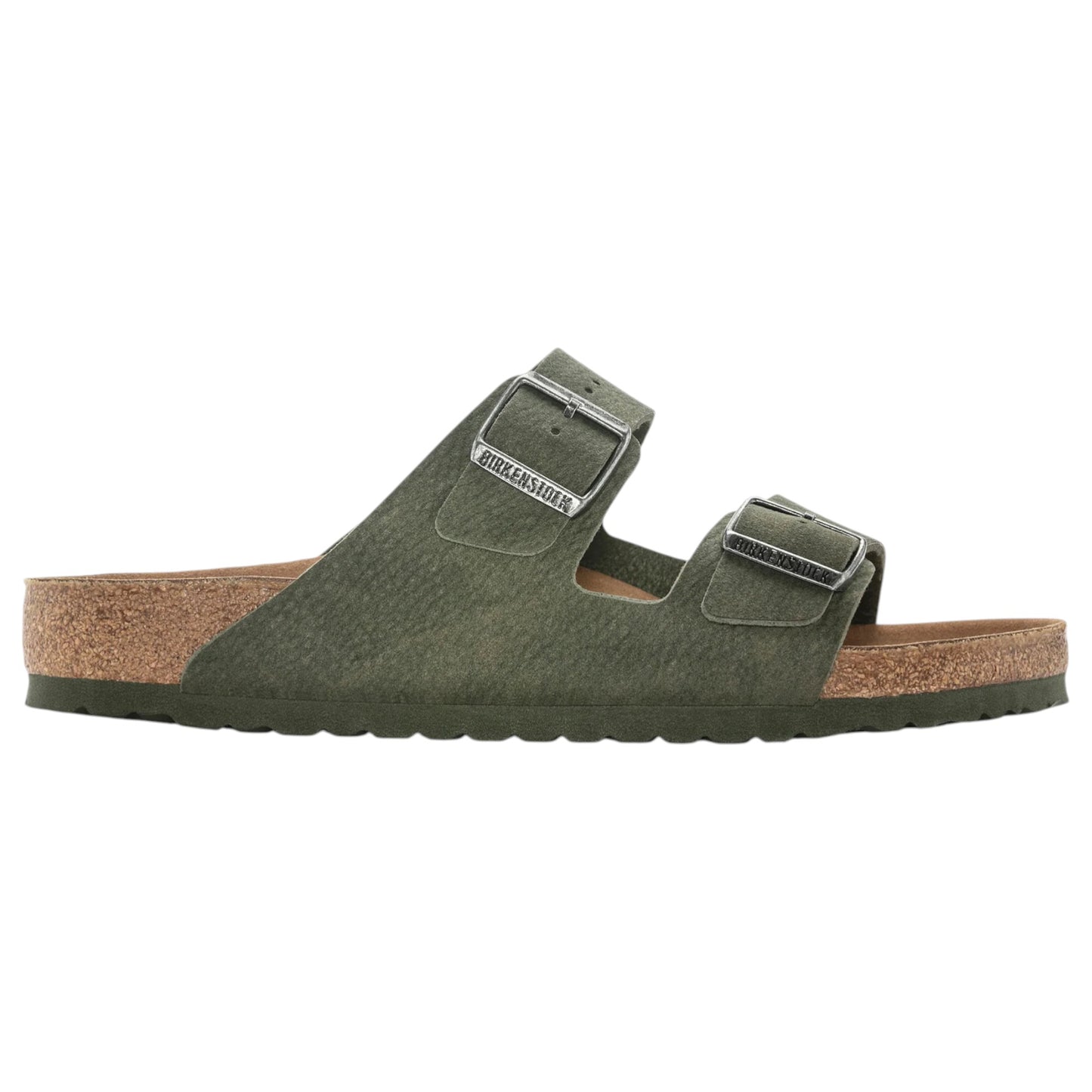 Mens Birkenstock Arizona Vegan Regular Sandals Desert Dust Thyme