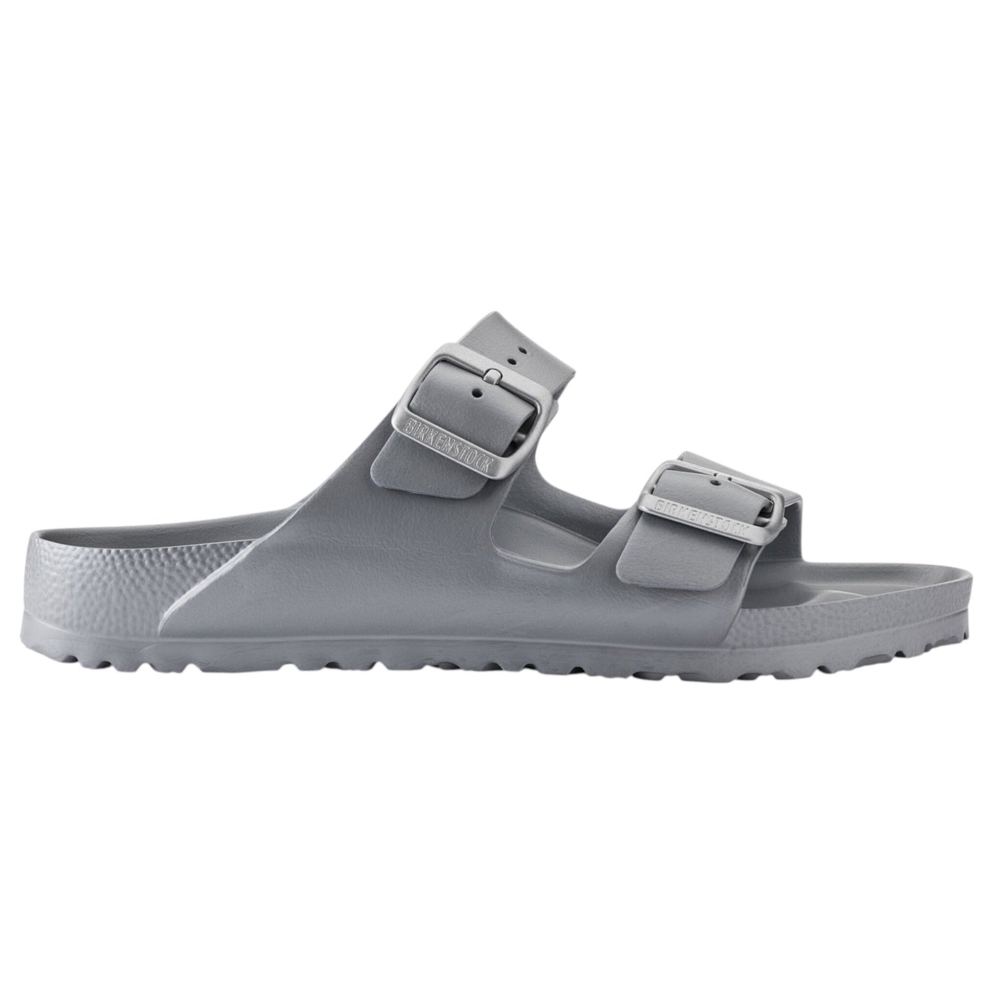 Mens Birkenstock Arizona EVA Regular Sandals Metallic Silver