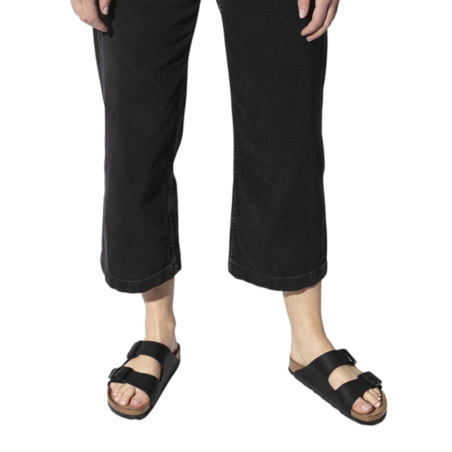 Mens Birkenstock Arizona SFB Birko-Flor Regular Sandals Black
