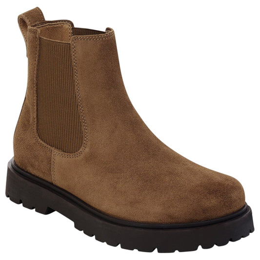 Mens Birkenstock Highwood Suede Leather Boots Dark Tea