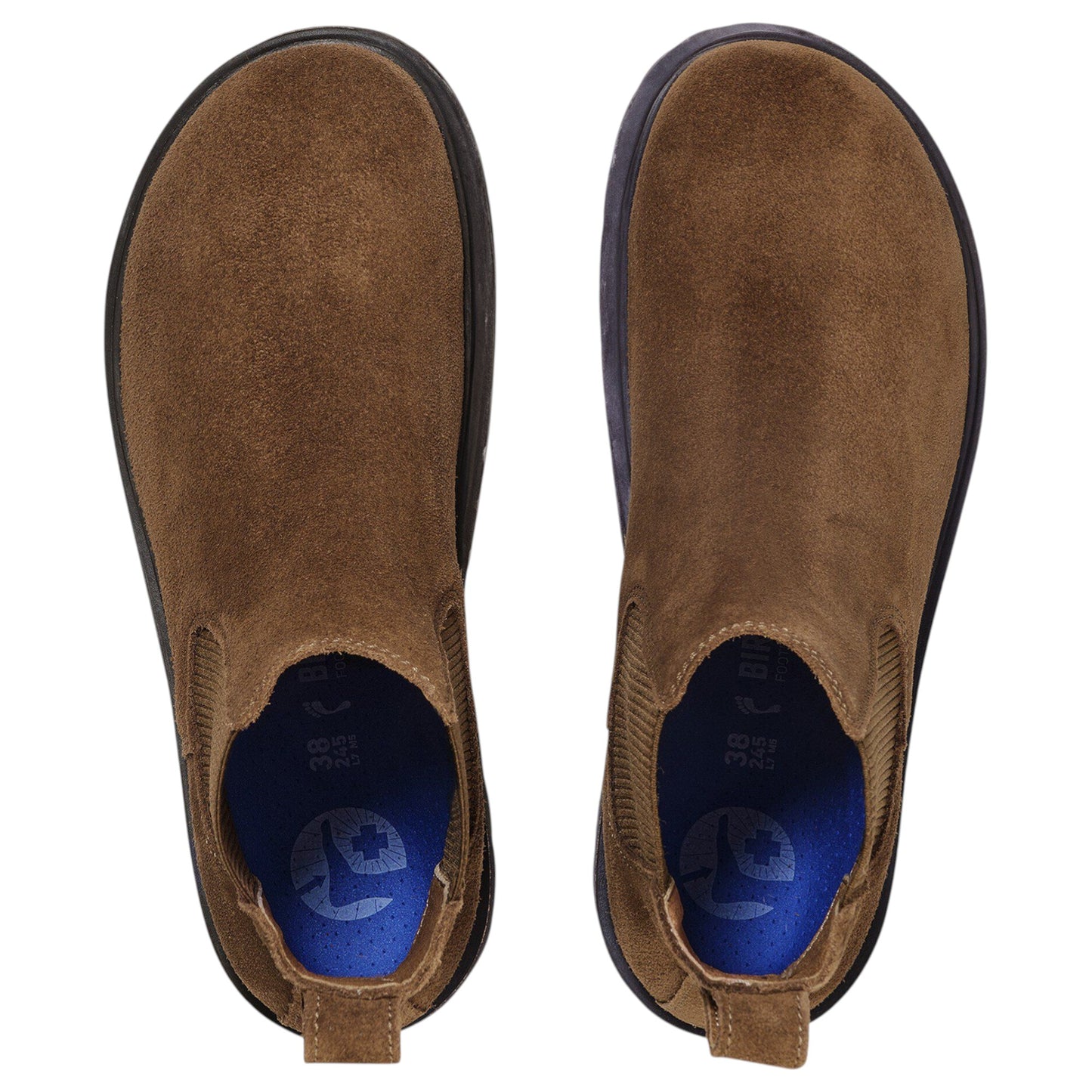 Mens Birkenstock Highwood Suede Leather Boots Dark Tea