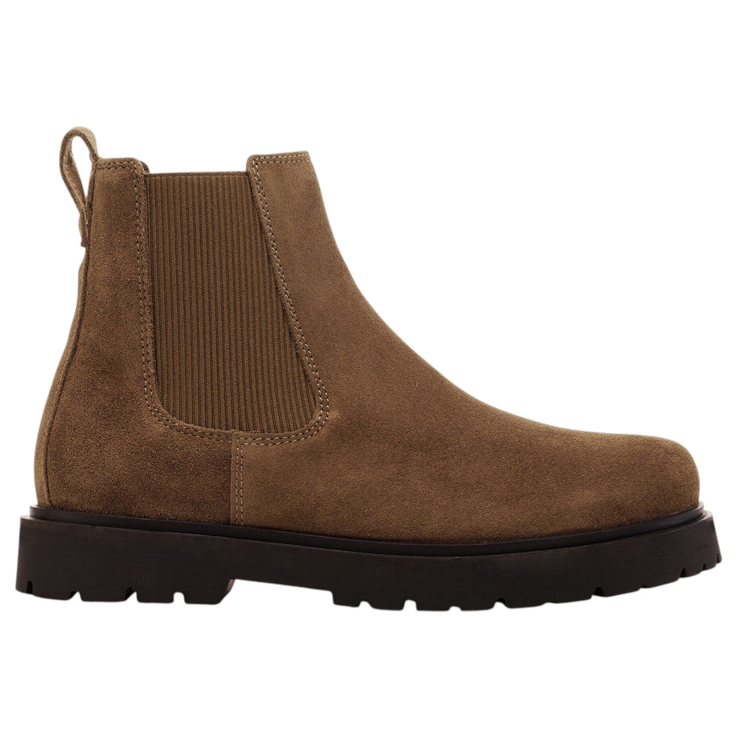 Mens Birkenstock Highwood Suede Leather Boots Dark Tea