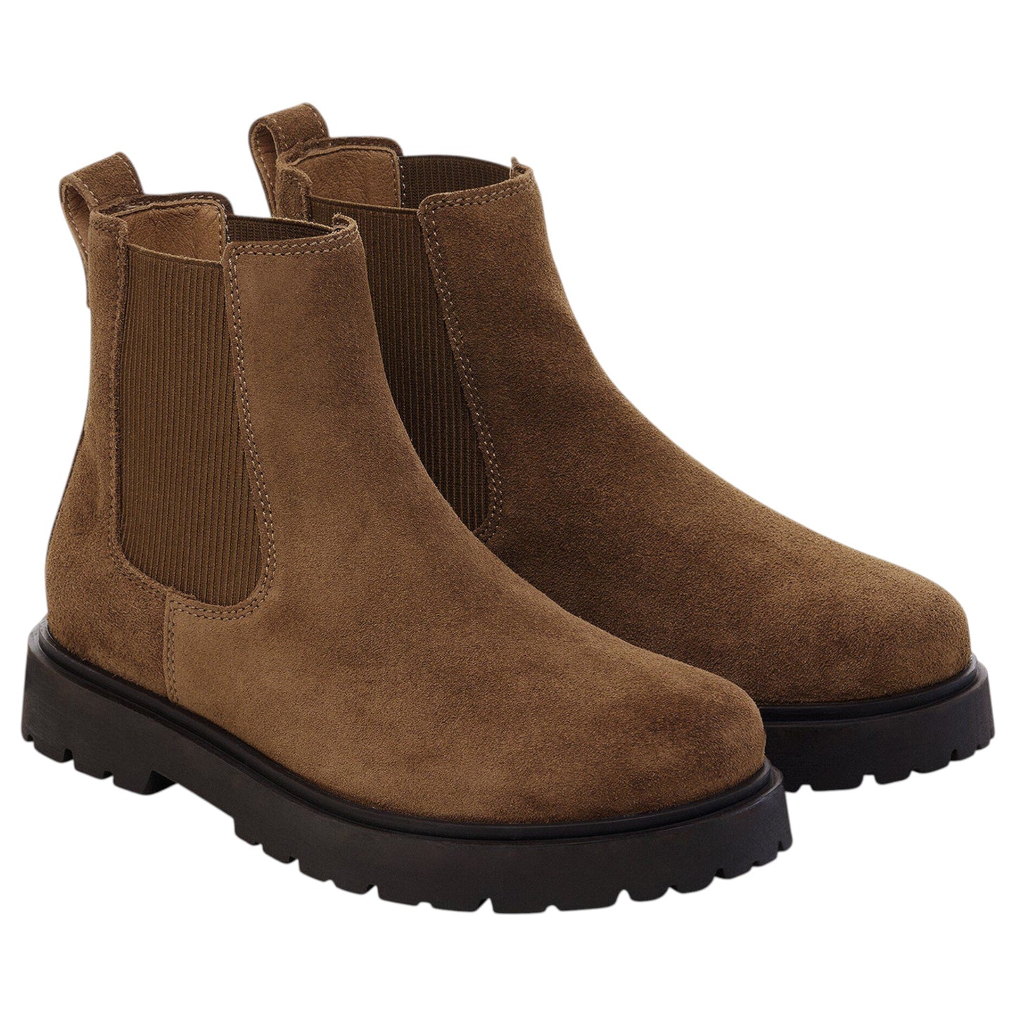 Mens Birkenstock Highwood Suede Leather Boots Dark Tea