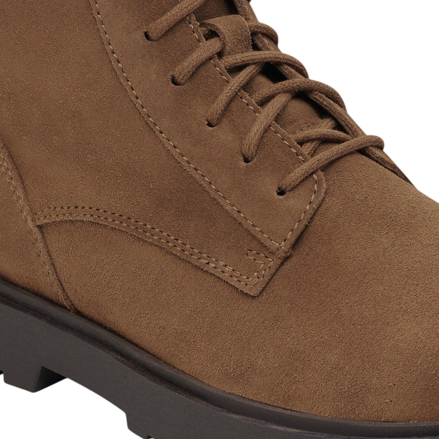 Mens Birkenstock Highwood Lace Mid Suede Leather Boots Dark Tea