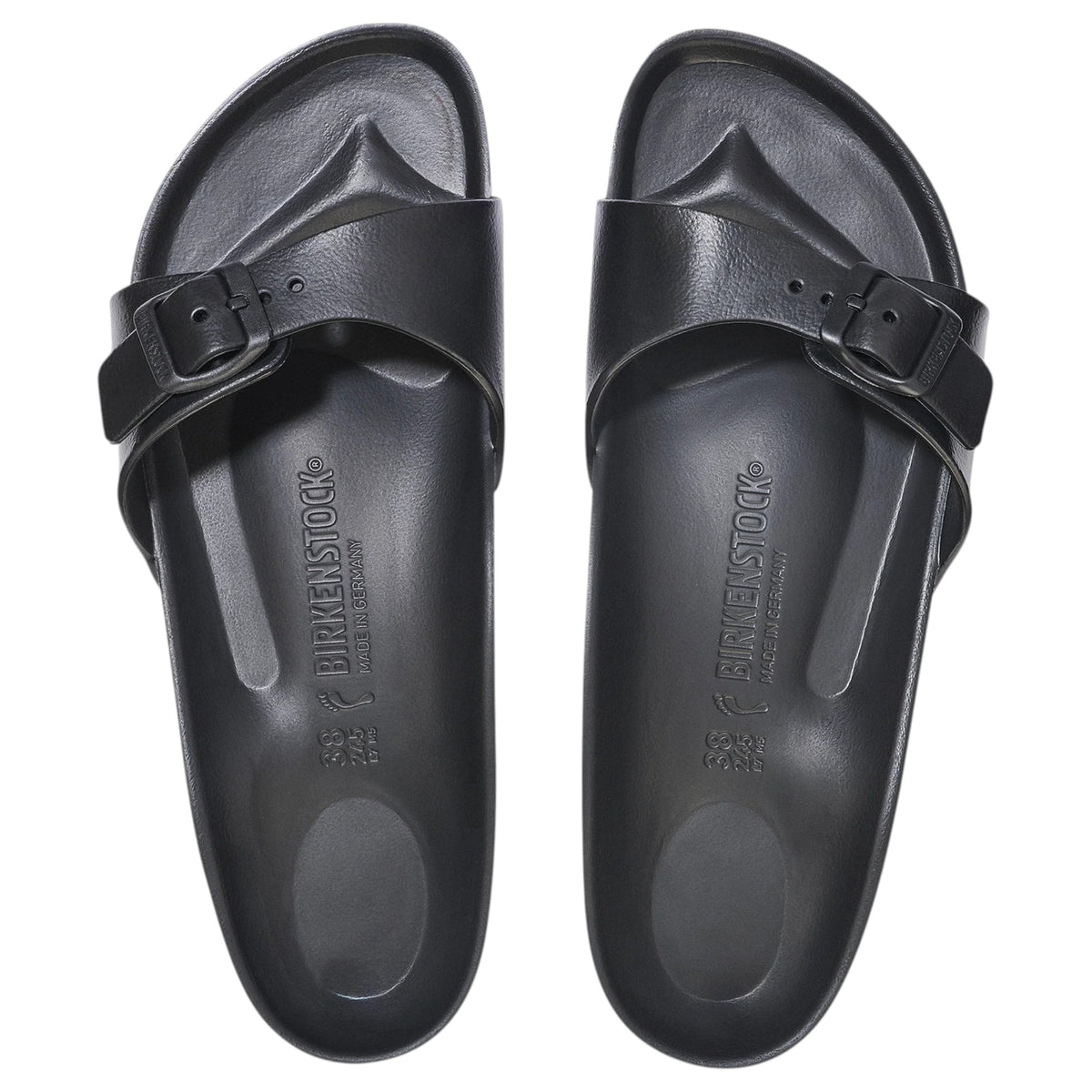 Mens Birkenstock Madrid Narrow Eva Narrow Sandals Black