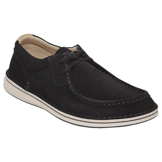Mens Birkenstock Pasadena Suede Leather Shoes Black