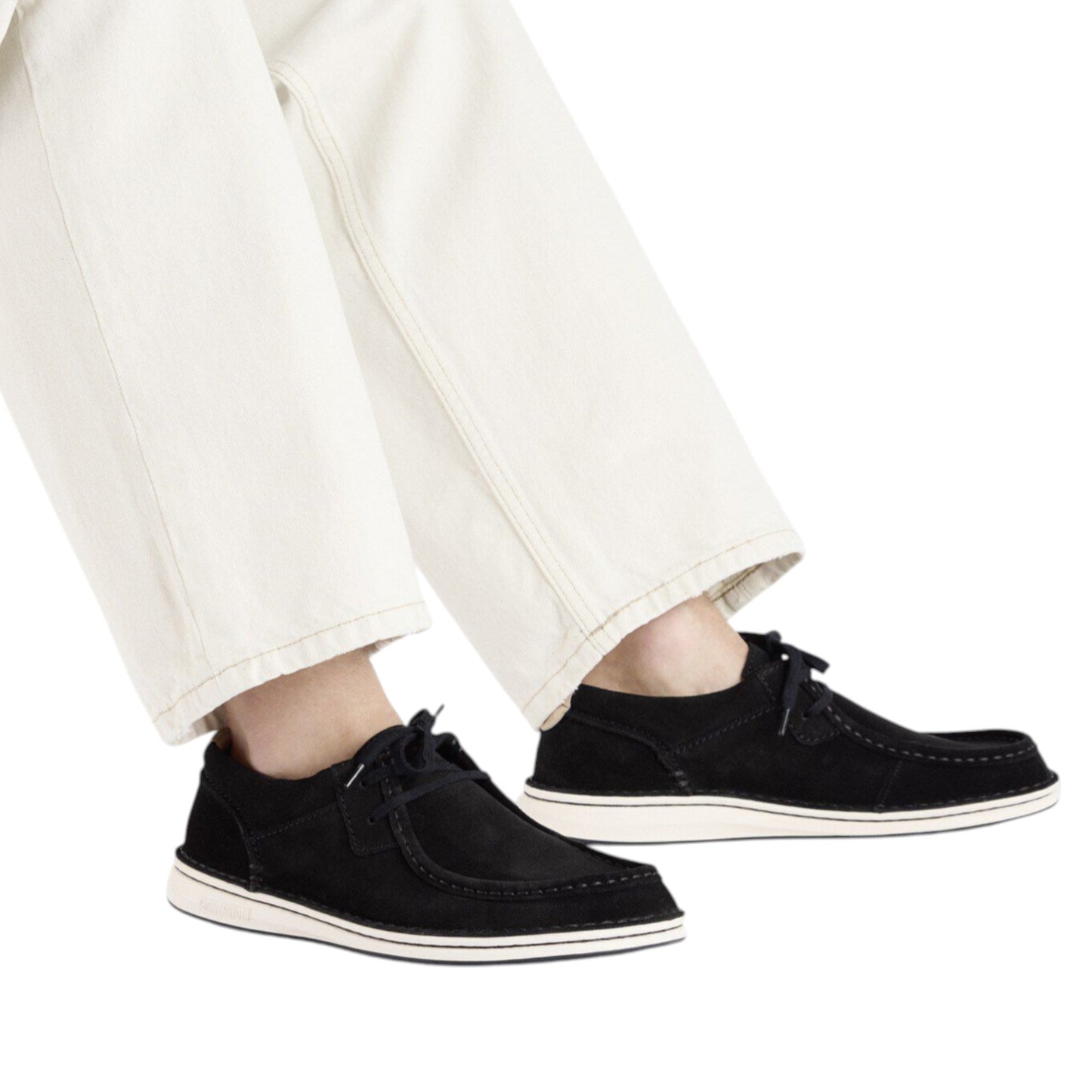 Mens Birkenstock Pasadena Suede Leather Shoes Black