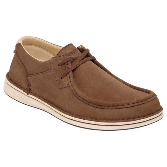 Mens Birkenstock Pasadena Suede Leather Shoes Dark Tea