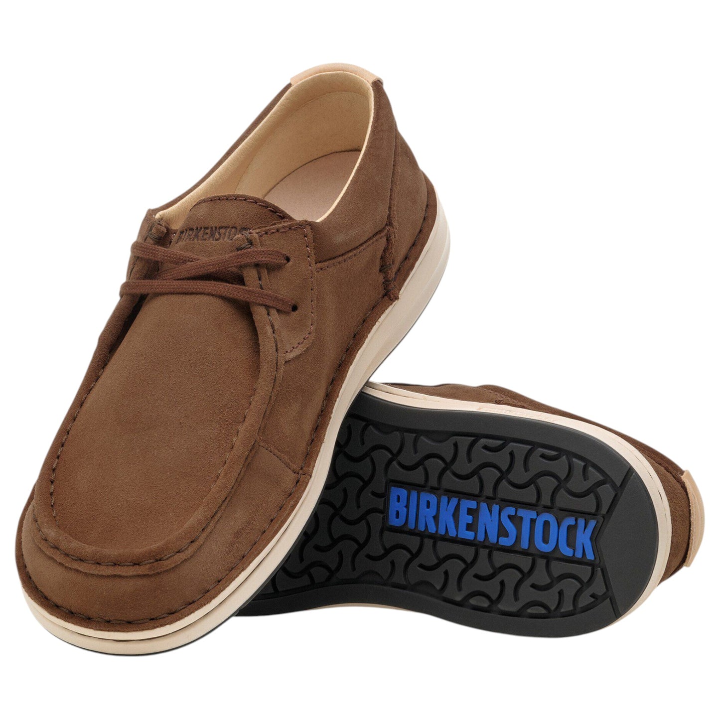 Mens Birkenstock Pasadena Suede Leather Shoes Dark Tea