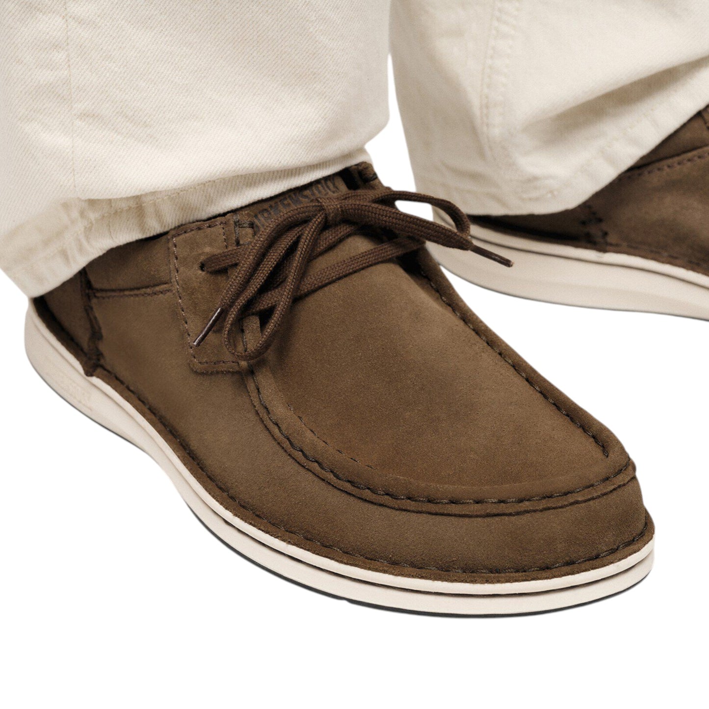 Mens Birkenstock Pasadena Suede Leather Shoes Dark Tea