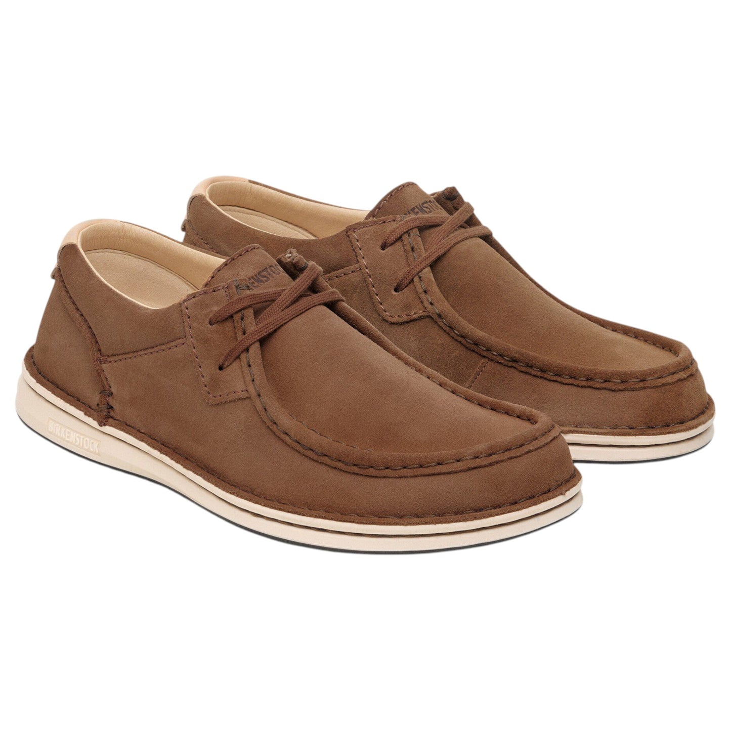 Mens Birkenstock Pasadena Suede Leather Shoes Dark Tea
