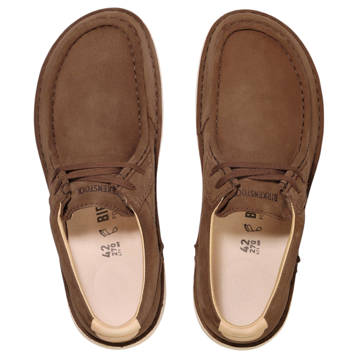 Mens Birkenstock Pasadena Suede Leather Shoes Dark Tea