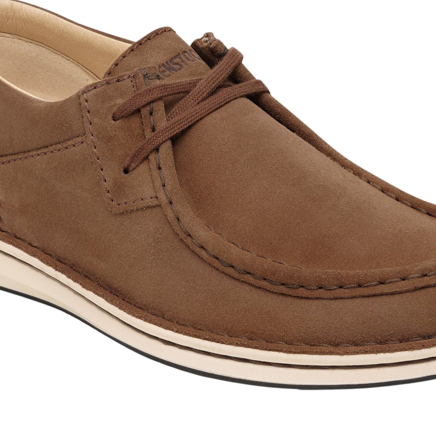 Mens Birkenstock Pasadena Suede Leather Shoes Dark Tea