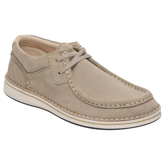 Mens Birkenstock Pasadena Suede Leather Shoes Taupe