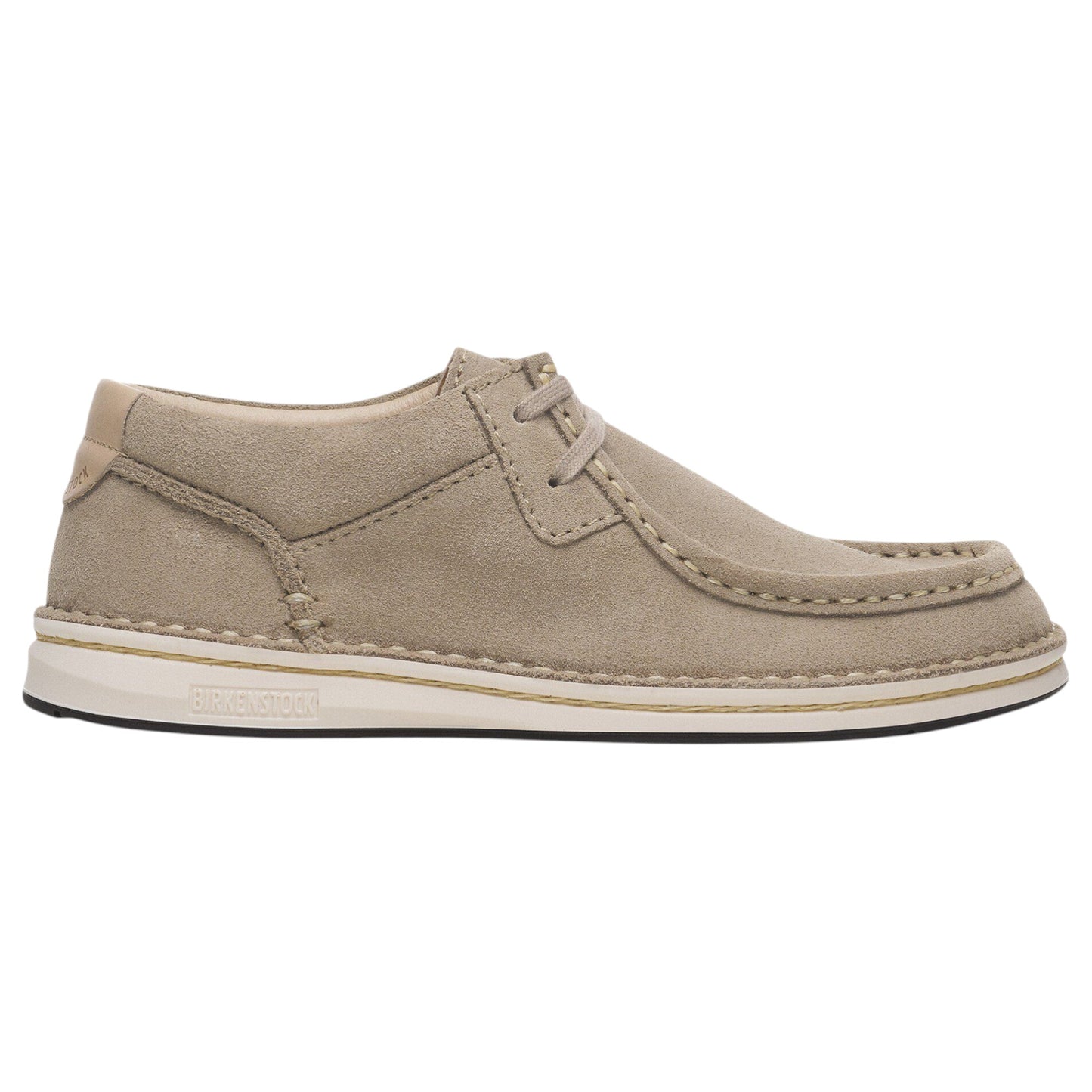 Mens Birkenstock Pasadena Suede Leather Shoes Taupe