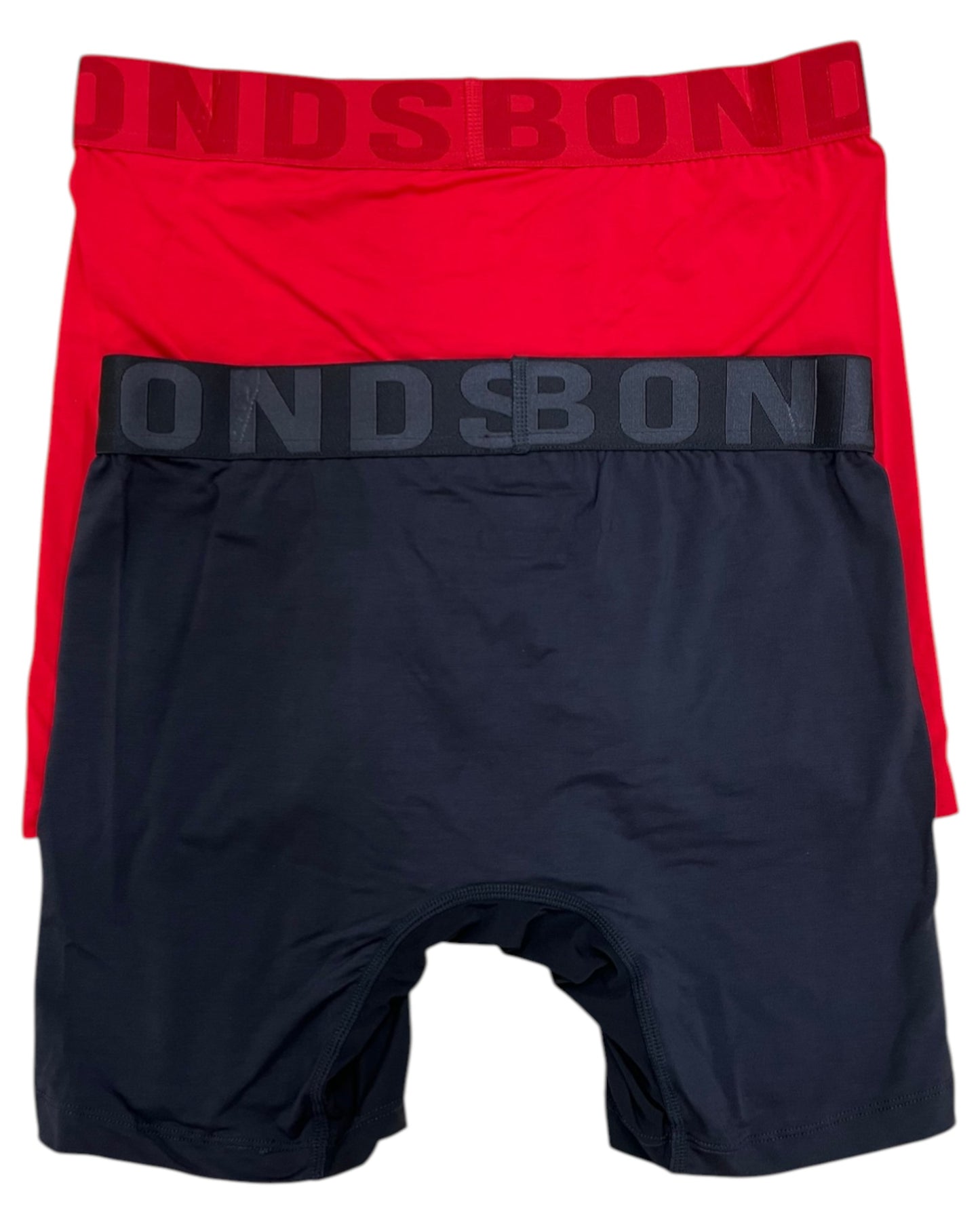 6 Pack Mens Bonds Chafe Off Trunks Underwear Red/Charcoal