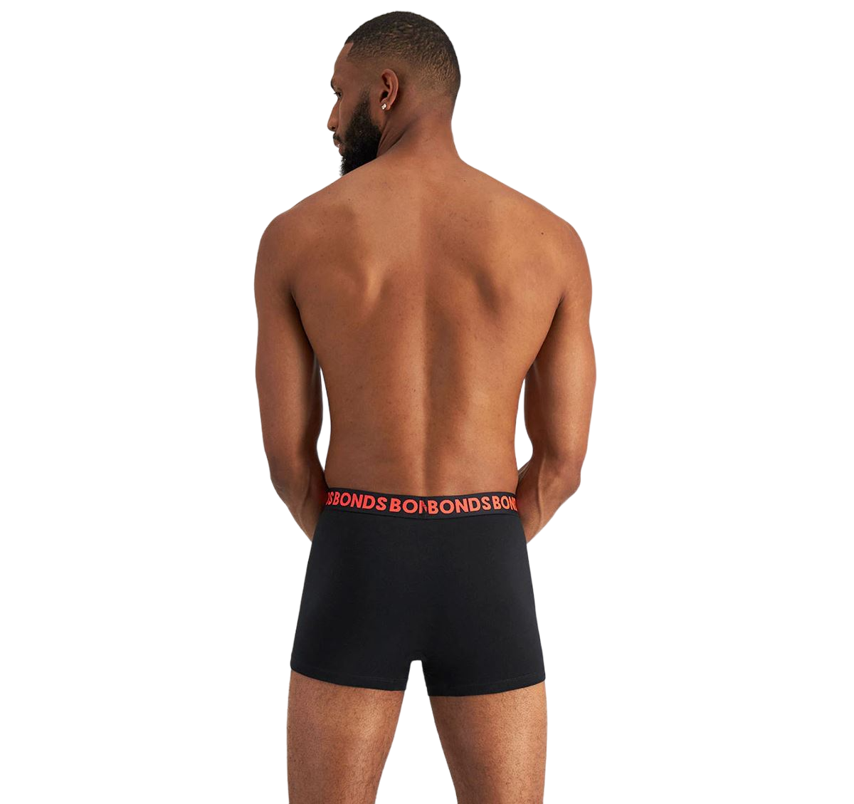 3 Pack Mens Bonds Everyday Trunk Trunks Underwear Black