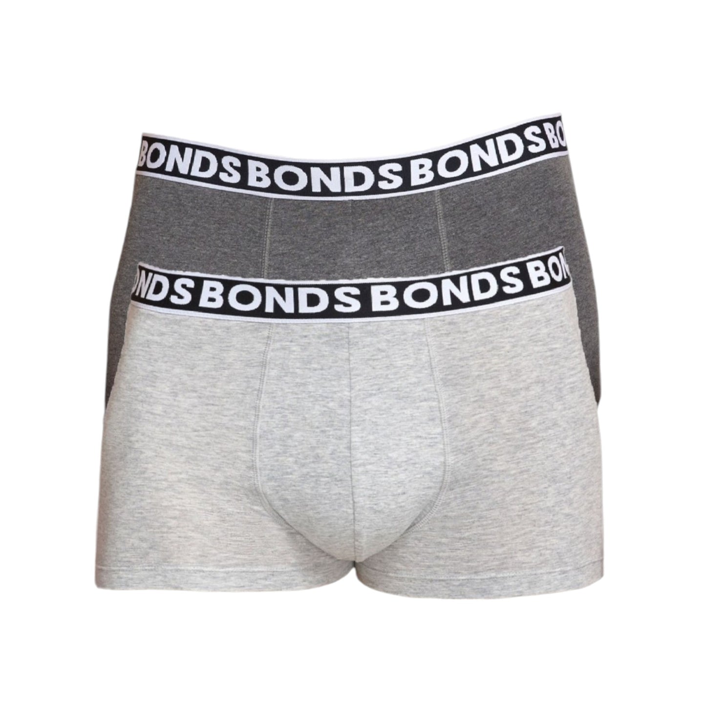 6 Pack Mens Bonds Everyday Faves Trunks Underwear Grey/Charcoal