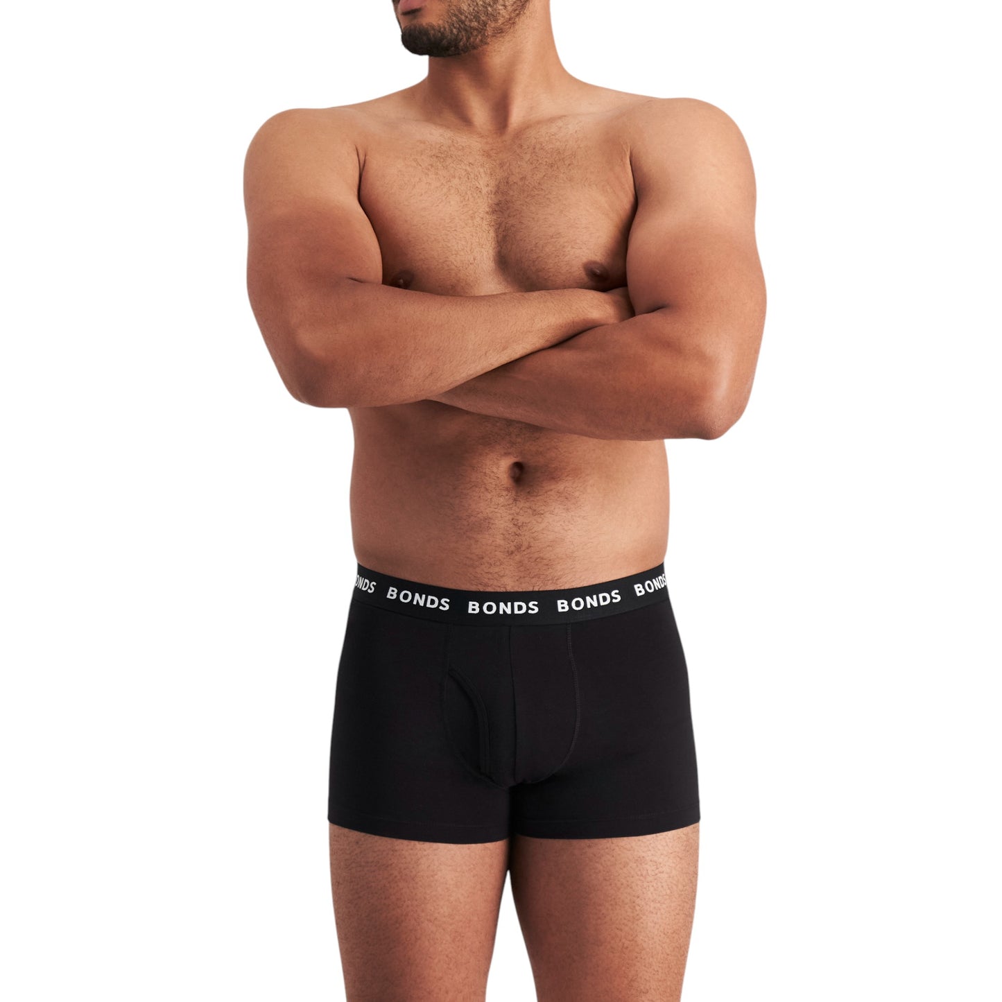 3 Pack Mens Bonds Everyday Trunks Underwear Black