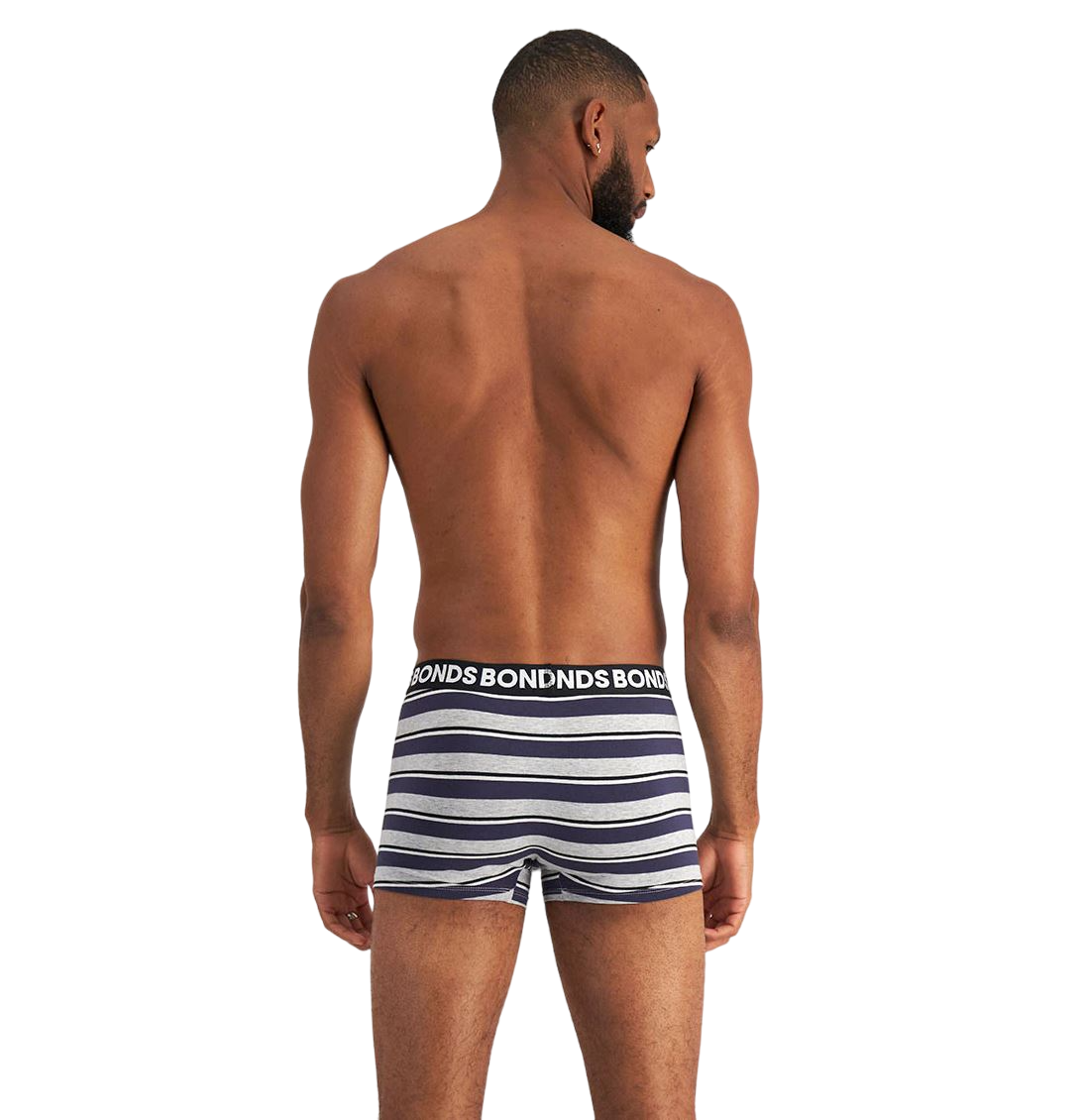 3 Pack Mens Bonds Everyday Trunk Trunks Underwear Multi