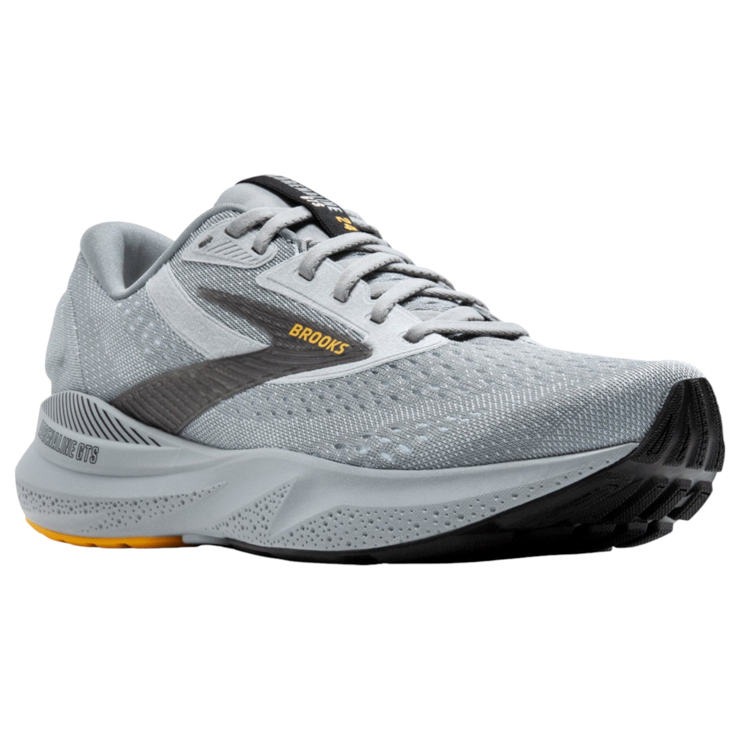 Mens Brooks Adrenaline GTS 24 Shoes Alloy/White/Gold Fusion