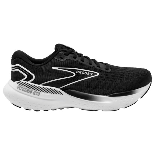 Mens Brooks Glycerin 21 Shoes Black/Grey/White