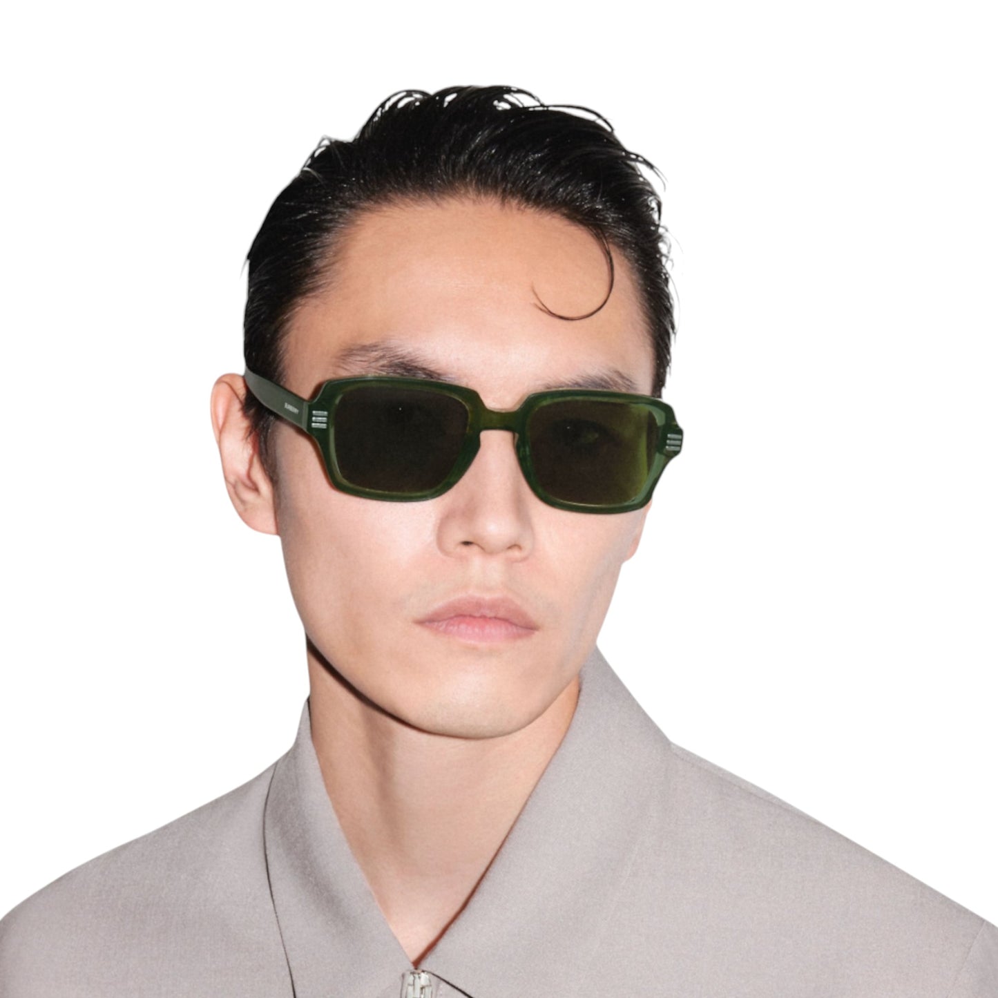 Mens Burberry Eldon BE4349 Sunglasses Green