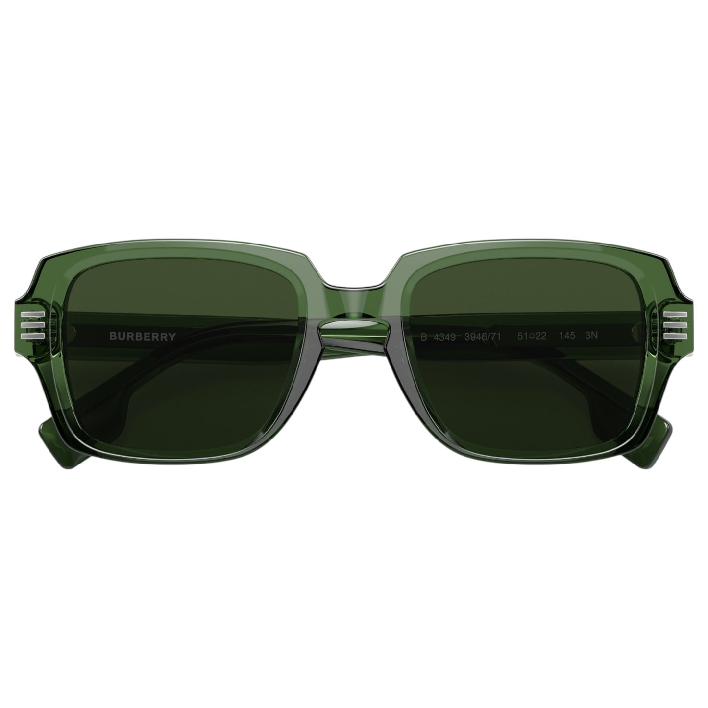 Mens Burberry Eldon BE4349 Sunglasses Green