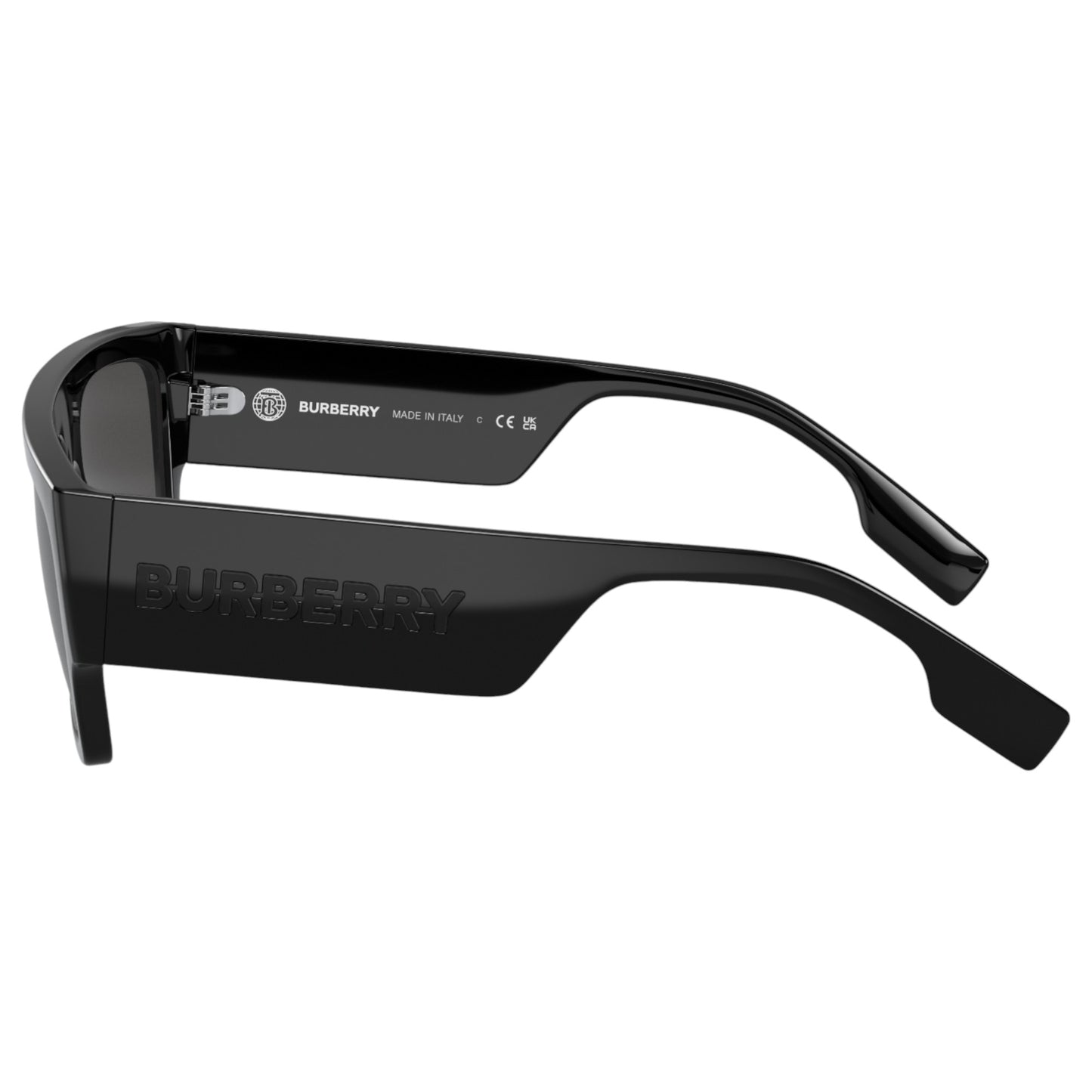 Mens Burberry Micah BE4397U Sunglasses Black/Dark Grey