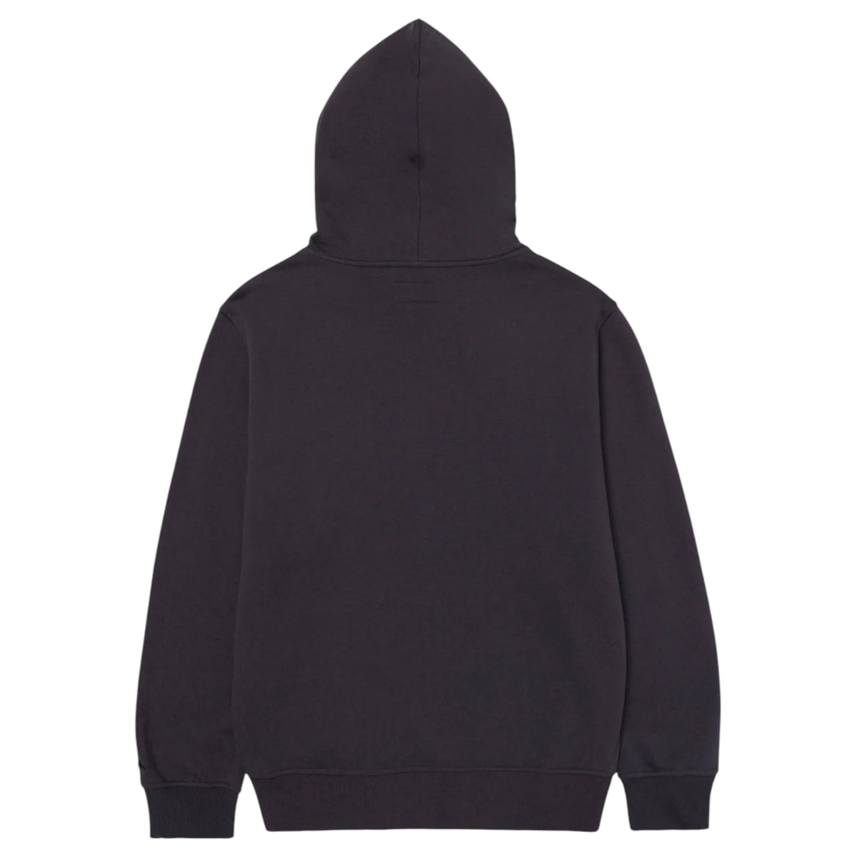 Mens Caterpillar Fleece Pullover Hoodie Washed Black
