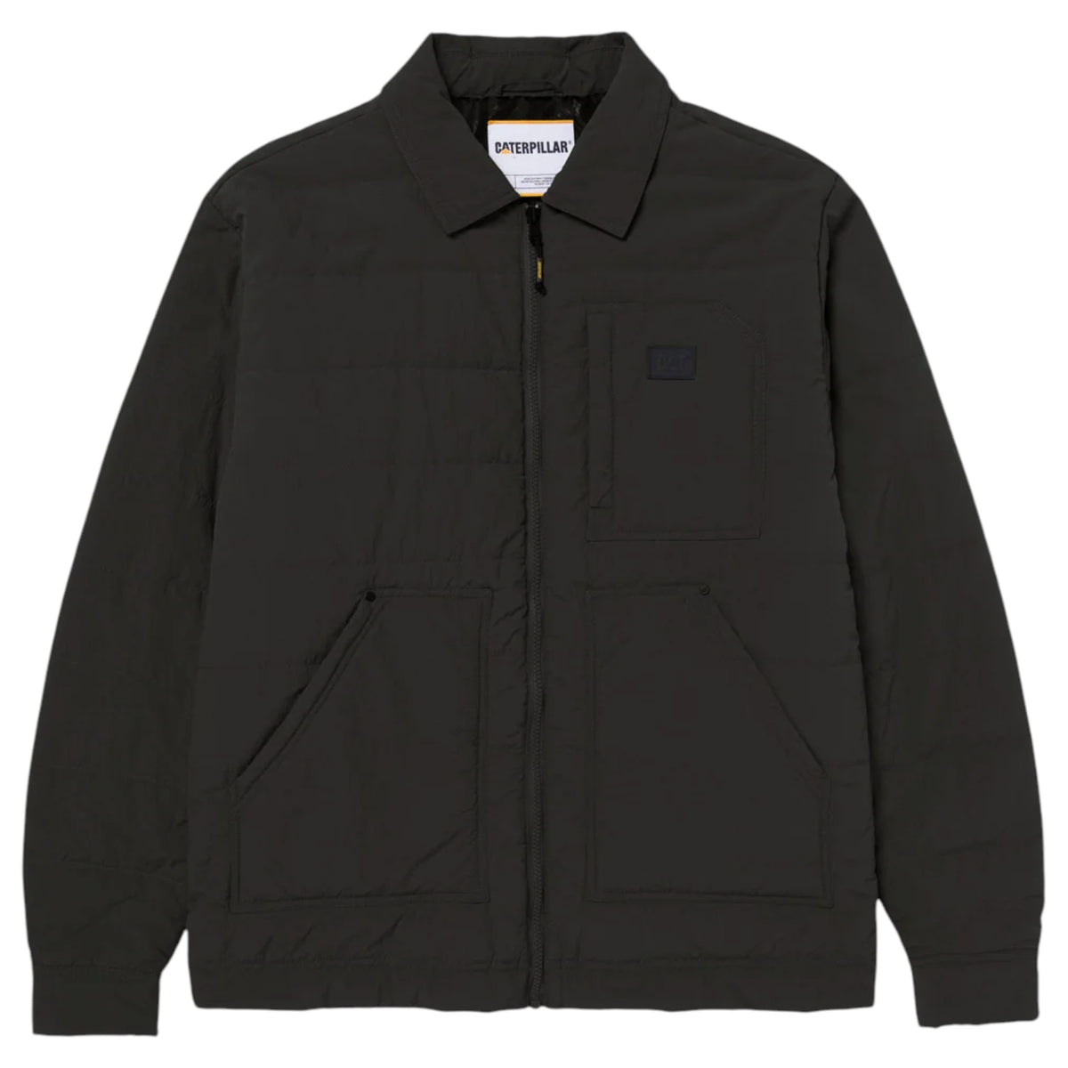 Mens Caterpillar Mid-Weight Insulated Work Jacket Pitch Black