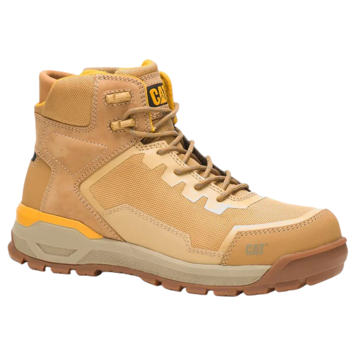 Mens Caterpillar Propulsion CT Steel Toe Boots Honey Reset