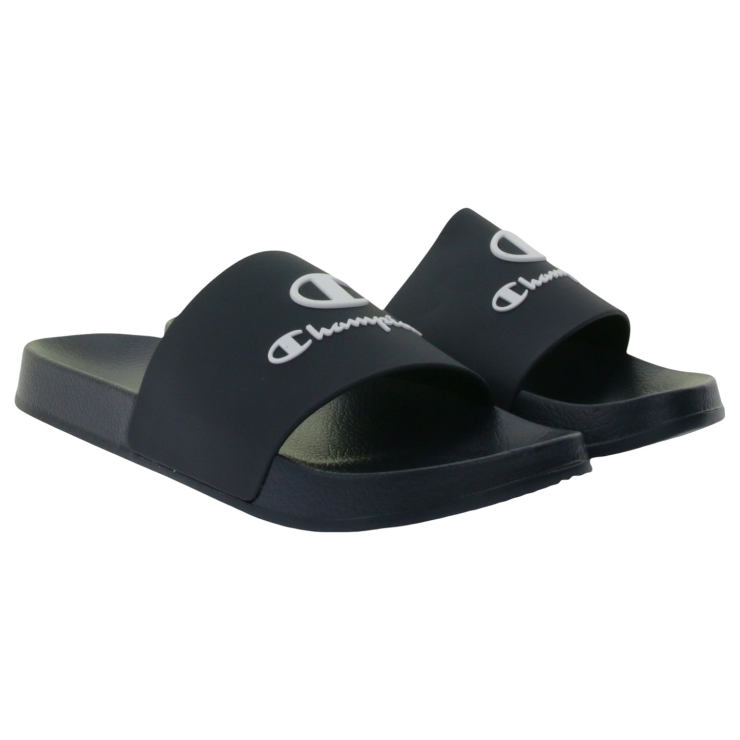 Mens Champion Kos Slides Black