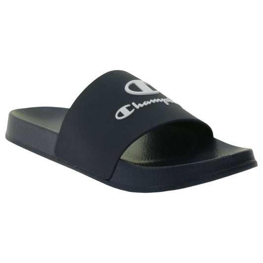 Mens Champion Kos Slides Black